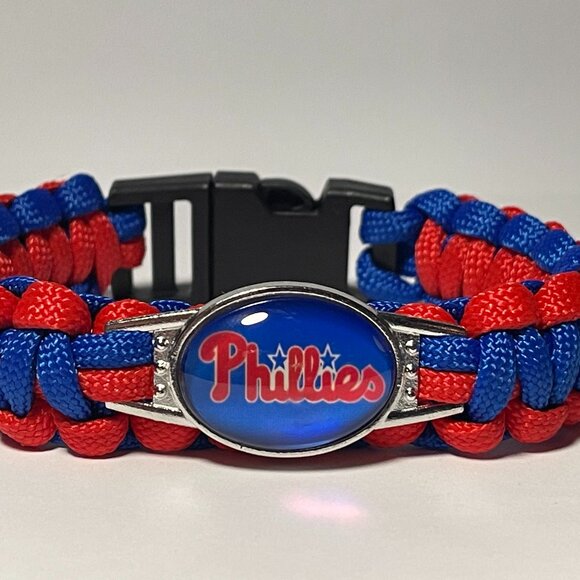 Philadelphia Phillies MLB Paracord Bracelet NEW - Picture 1 of 2